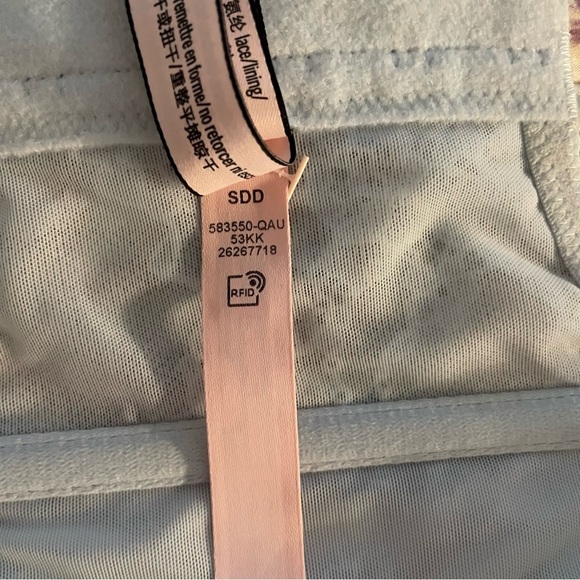 New! Victoria's Secret Dream Angels Pale Pastel Lace Corset Bra Top 22819 - Picture 14 of 15